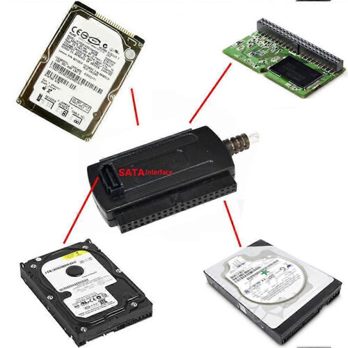 Καλώδιο προσαρμογέα USB 2.0 to Ide Sata για σκληρούς δίσκους 2,5 3,5 ιντσών Αν 1