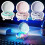 1 Pcs Abs Bluetooth Speaker 5.3 with Dazzle Shell 7 Color Ambient Light Type-C 1200mah 2