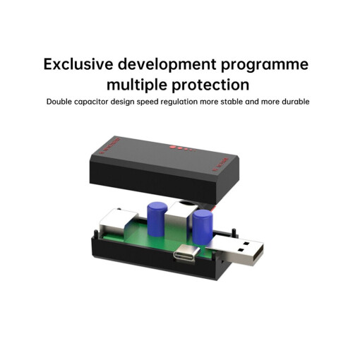 5W DC5V2A Fan Speed Controller Induction Speed Controller with  Protection Type-C USB Interface Laptop Cooling 1