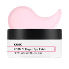 (60cs) KOEC Collagen PDRN Eye Mask 60pcs - Niacinamide Hydrating Nourishing Eye Patch