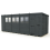 19x7 Pent Composite Shed Tanalised (Single Door, With Windows) 2