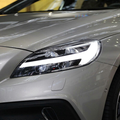Για -Volvo V40 2013-2019 Κάλυμμα προβολέων αμπαζούρ γονέα αυτοκινήτου Γυαλ 1