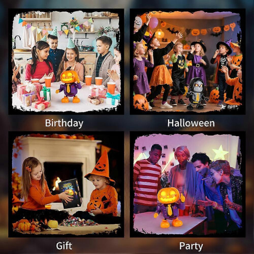 Halloween Sensory Skeleton Dancing Toys - Παίζει τρομακτική μουσική και διαθέτει Light 2