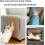4 Pcs Rabbit Scratcher Mat, Rabbit Grass Mats for Rabbits Cage Accessories, 5