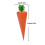 50PCS Carrot Party Charm Box Carrot Θέμα Πασχαλινό Κουτί γιορτής Κουτί σνακ Τέλειο 3