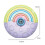 Bubble Machine, Portable Automatic Bubble Blower Machine For Kids, 2000+ Bubbles Per Minute, Silent Design Rainbow Bub 2