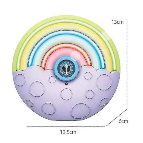 Bubble Machine, Portable Automatic Bubble Blower Machine For Kids, 2000+ Bubbles Per Minute, Silent Design Rainbow Bub 1