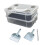 Mealworms Breeding Box Corn Worm Rearing Box Large Capacity Transparent Reusable 2
