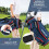 Bolsa de golf ligera con divisor de 14 compartimentos, azul marino 5