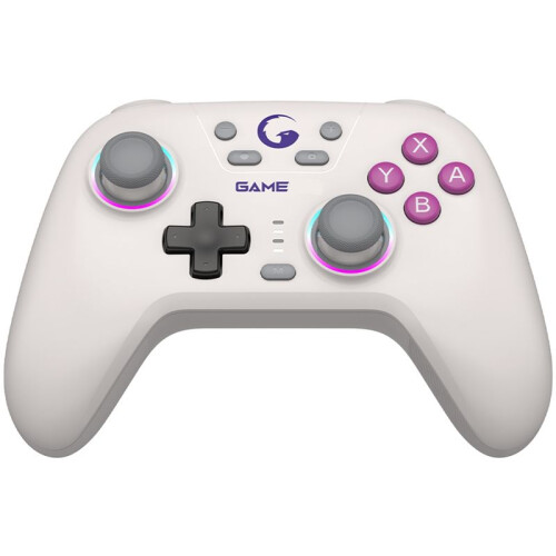 Wireless  Controller  Gamepad Hall Effect Joystick for   Phone Android Phone PC White