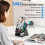 Desktop 5-in-1 Wireless Speaker & Folding Phone Stand with Charging, Sensor-Activated Ambient Light 2