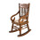 Modèle de fauteuil Miniature, meuble à bascule en bois pour 1