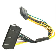 Câble PVC de 30 cm, adaptateur d'alimentation 24 broches à 16