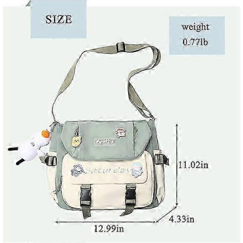 1 PC Cute Messenger Bag, γυναικείο τσαντάκι Kawaii Crossbody fast 2