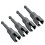 Butterfly Bolt Socket Wrenches 1/4" Hex Shank PowerWing-4 pack 1
