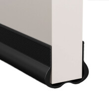 Easy Install Door Gaps Sealant Door Seal Strips Door-Black
