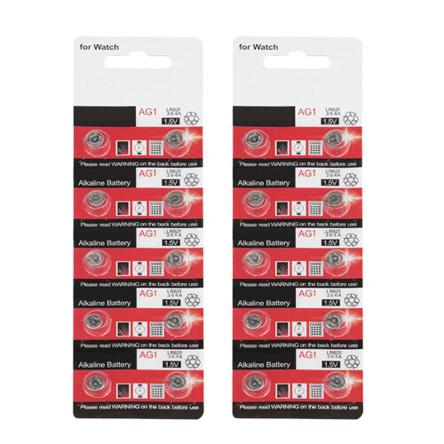 AG1/LR621 Reliability Button Coin Cell Batteries for-20 pieces