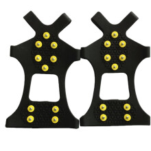 Outdoor Crampons Ice Traction Cleats for Shoes L 4 Pcs