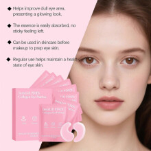 PDRN & Collagen Eye Patches, Niacinamide Infused Hydrogel Eye Masks