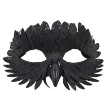 Masque d'aigle masque de mascarade masque d'halloween-Noir