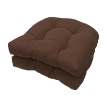 Wicker Patio Seat Cushion Indoor Outdoor 48x48 cm Non-Slip