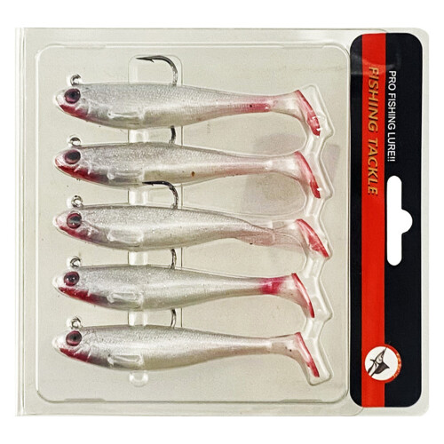 Swimbait Saltwater Pre-Rigged Soft Lure Paddle Tail
