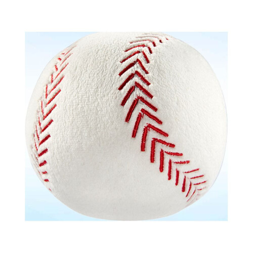 White Plush Baseball Ball Lightweight Durable 1 Piece