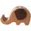 Elephant Phone Holder Light Brown Wood 1 Piece 1