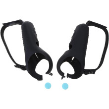 Touch Controller Silicone Grip Cover for 4 VR Handle Protective Cover Anti-Dirt Controller Cover Handle Skin Black