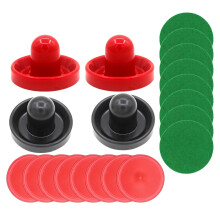 Air Hockey Pucks and Pushers Set Plastic