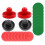 Air Hockey Pucks and Pushers Set Plastic 1
