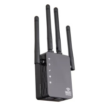 WiFi Range Extender Dual-Band 1200Mbps Black