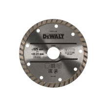 Turbo-Diamantscheiben - DEWALT - 125mm Ø - Gesinterte Diamantsegmente - Trocken schneiden