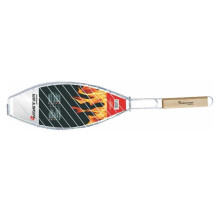 Kala-grilli - Master Grill - MG148 - Kromiteräs - Puukahva - 68 cm
