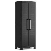 Keter Utility Detroit - Armário de armazenamento multifuncional - Prateleiras modulares, pés reforçados e ajustáveis - Cozinha, Garagem