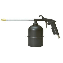 Stanley Pistola de pintura 1 litro para compresor, 130 l/min, conexión 1/4 pulgada, boquilla larga