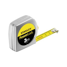 Cinta métrica STANLEY - Classic - 3m x 12,7mm - Carcasa de metal cromado resistente a los golpes