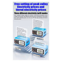 AT3235 Tuya WiFi AC0-320V 35A Ammeter Voltmeter Digital Wattmeter Socket Electric Voltage Current Multimeter Power Meter