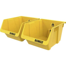 Kunststoffbehälter - DEWALT - DWST82813-1 - Set mit 2 - Integriertes Aufbewahrungssystem - Robuste Bauweise