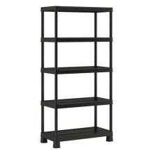 Estante de armazenamento - KETER - Plus Shelf Tribac 90/5 - 5 prateleiras - Preto