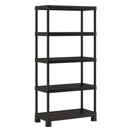 Scaffale di stoccaggio - KETER - Plus Shelf Tribac 90/5 - 5 ripiani - Nero