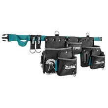 Gereedschapsriem - Makita - E-05169 - Aanpasbaar bandsysteem - 5 vakken - Leer en polyester