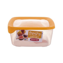 Conteneur de stockage alimentaire - Curver - 2 l - Plastique - Jaune - Couvercle inclus
