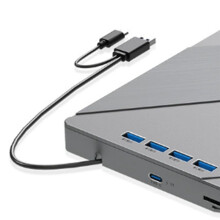 7 in 1 External Blu Ray CD/DVD Drive for Laptop,Slots USB 3.0 Portable CD/DVD Disk Drive Player Burner Reader Writer