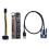 PCI-E Extender to PCI-E 16X Interface with  6Pin Power 1