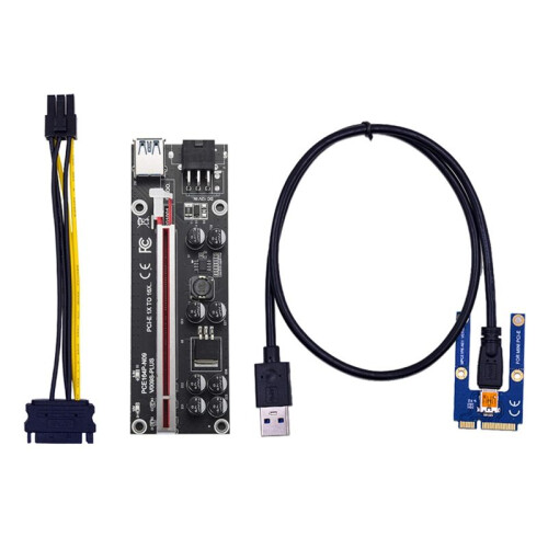 PCI-E Extender to PCI-E 16X Interface with  6Pin Power