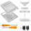 SFC Replacement Case Transparent Box for Super Famicom Console Super NES Game Console 1