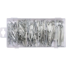 Veiligheidsspeld - AWTools - AW18318 - RECHTE SPENEN - 555 stuks - Kleur MIX
