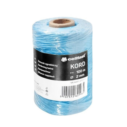 Tuinsnoer - CELLFAST - 36-040 - 100 m - Polypropyleen (PP) - Blauw/Wit