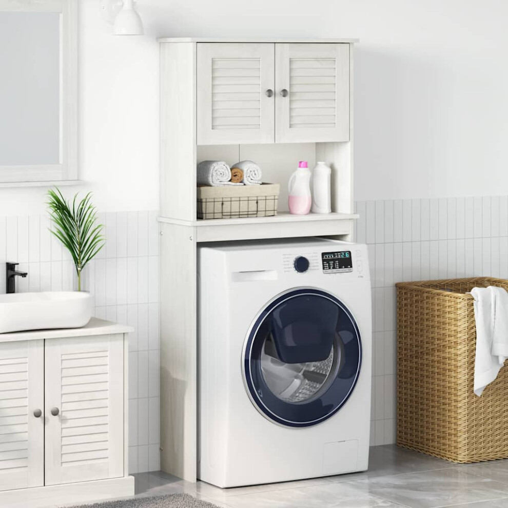 Vidaxl Washing Machine Cabinet With Shelf Vigo White And Antique White